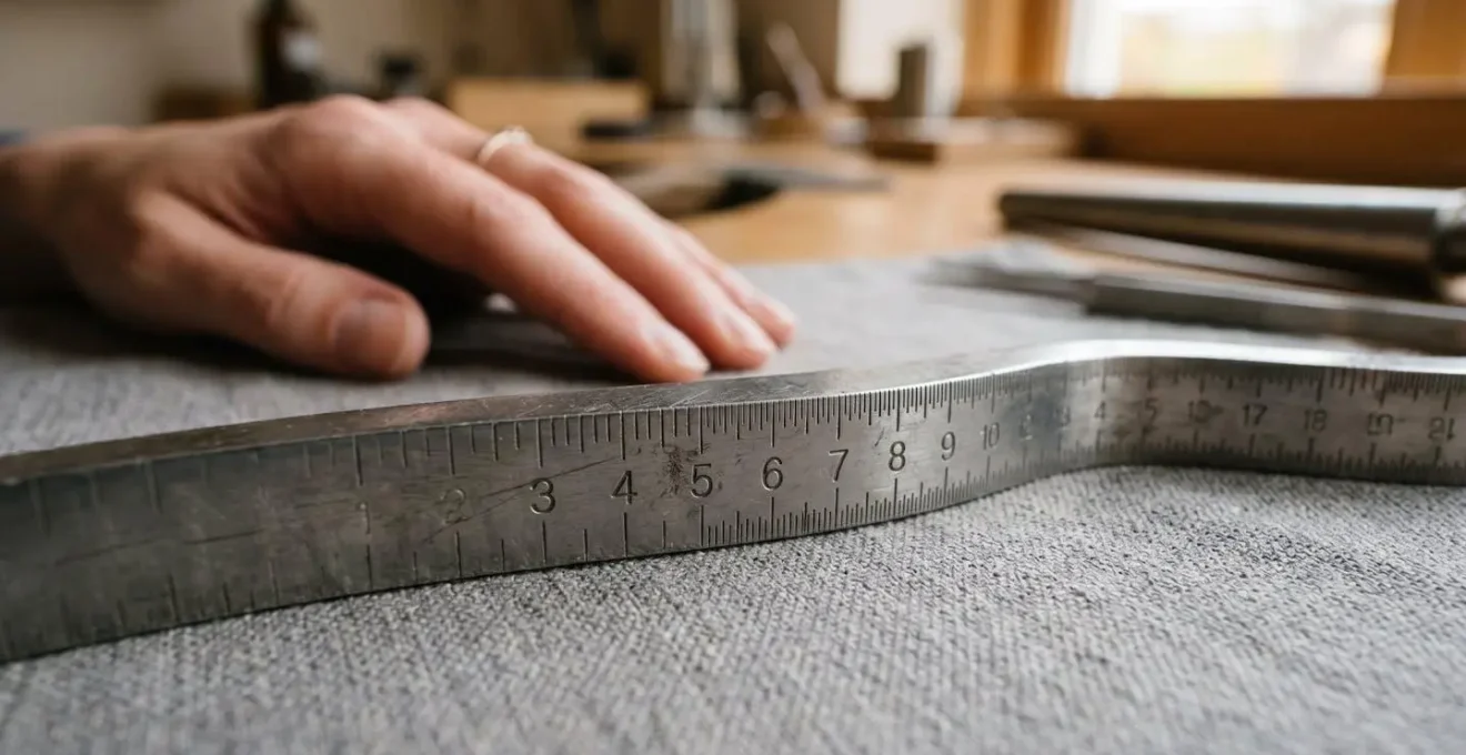 Diskrete Messung einer Ringgroesse mit professionellem Ringmass
