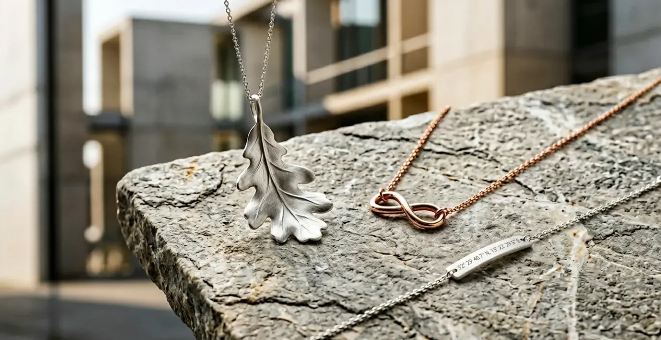 Moderne Schmuckstücke als Alternative zum klassischen Herzanhänger für Valentinstag