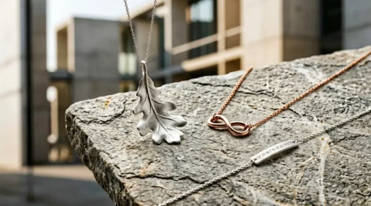 Moderne Schmuckstücke als Alternative zum klassischen Herzanhänger für Valentinstag