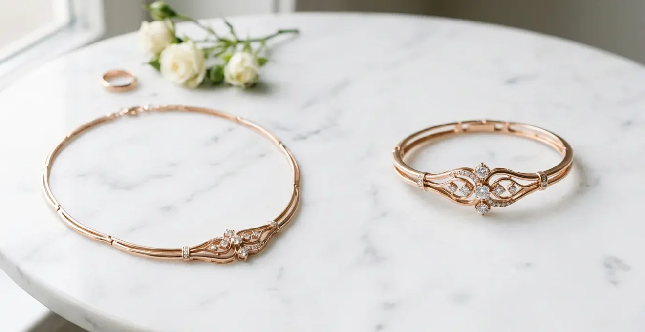 Wandelbares Schmuckstück für die Hochzeit, das durch clevere Mechanismen verschiedene Tragevarianten ermöglicht